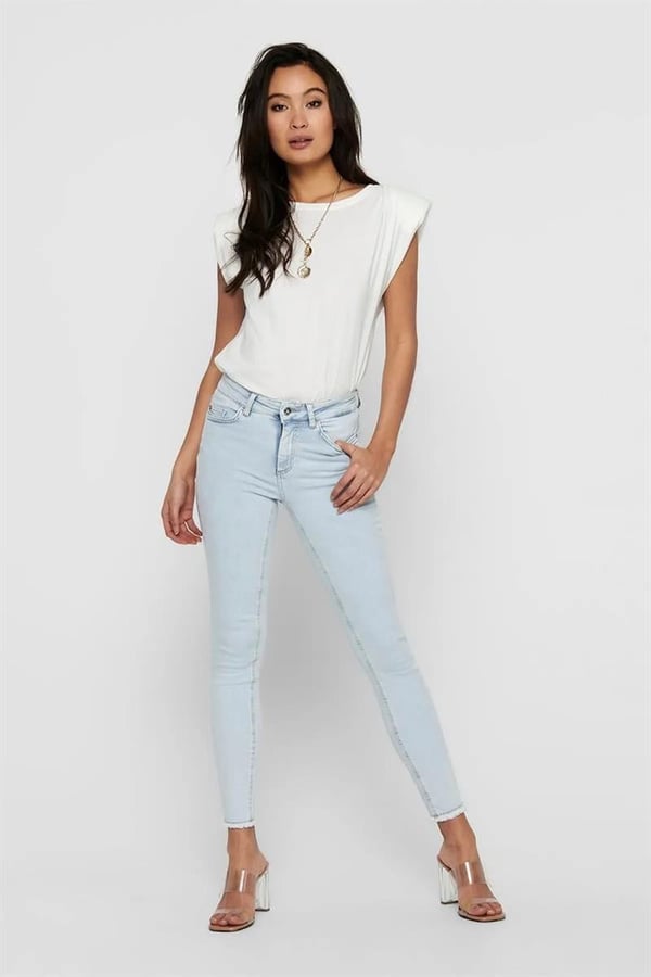 Only ONLBLUSH MID SK RW AK DNM REA298 NOOS Denim Kadın Kot Pantolon