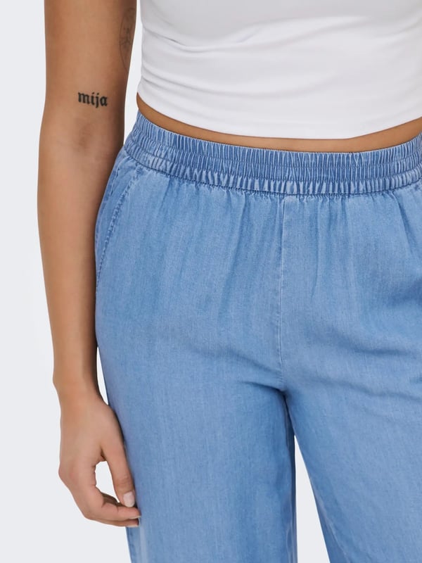 Only ONLCHARIS LIFE CULOTTE PANTS WVN CC Mavi Kadın Pantolon