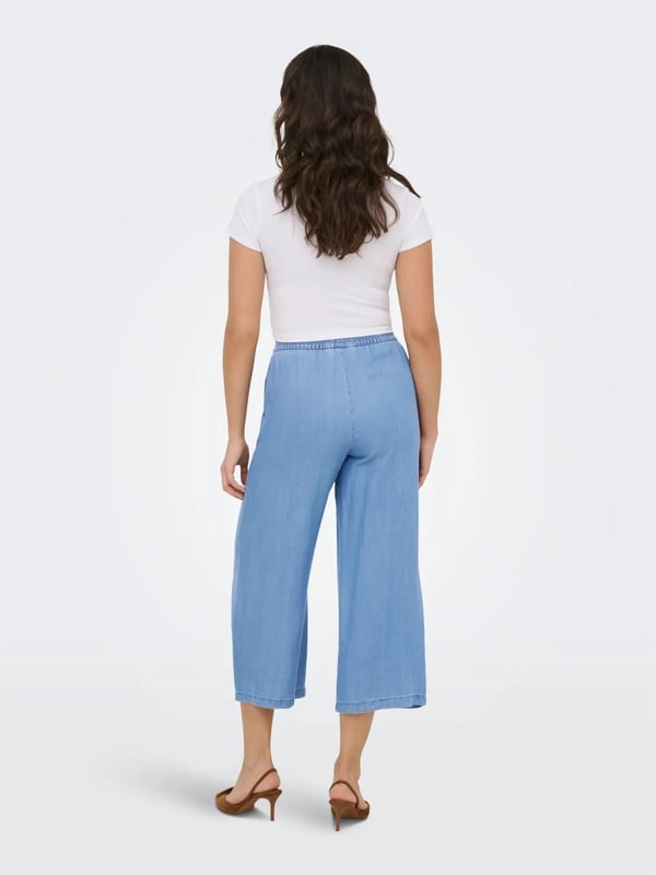 Only ONLCHARIS LIFE CULOTTE PANTS WVN CC Mavi Kadın Pantolon