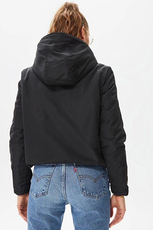 Only ONLDAHLIA REV. FUR JACKET OTW CS Siyah Kadın Ceket