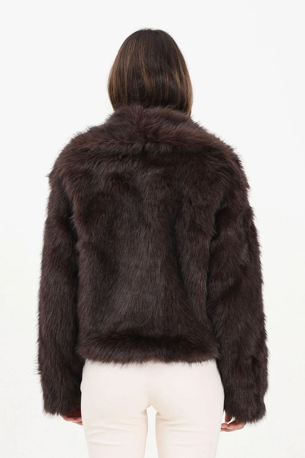Only ONLDAWN FAUX FUR JACKET CC OTW Kahverengi Kadın Ceket