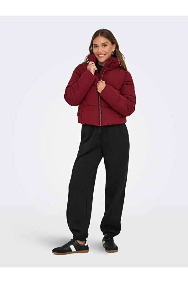 Only ONLDOLLY SHORT PUFFER JACKET OTW Mürdüm Kadın Ceket