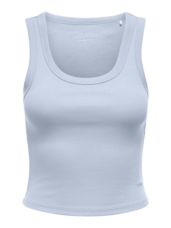 Only ONLEASY S/L TANK TOP JRS Açık Mavi Kadın T-Shirt