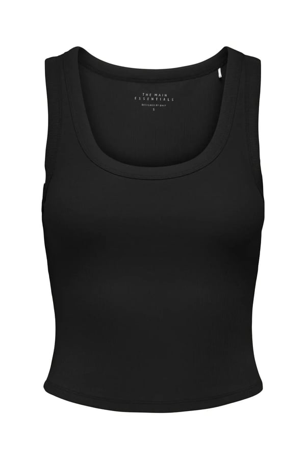 Only ONLEASY S/L TANK TOP JRS Siyah Kadın T-Shirt