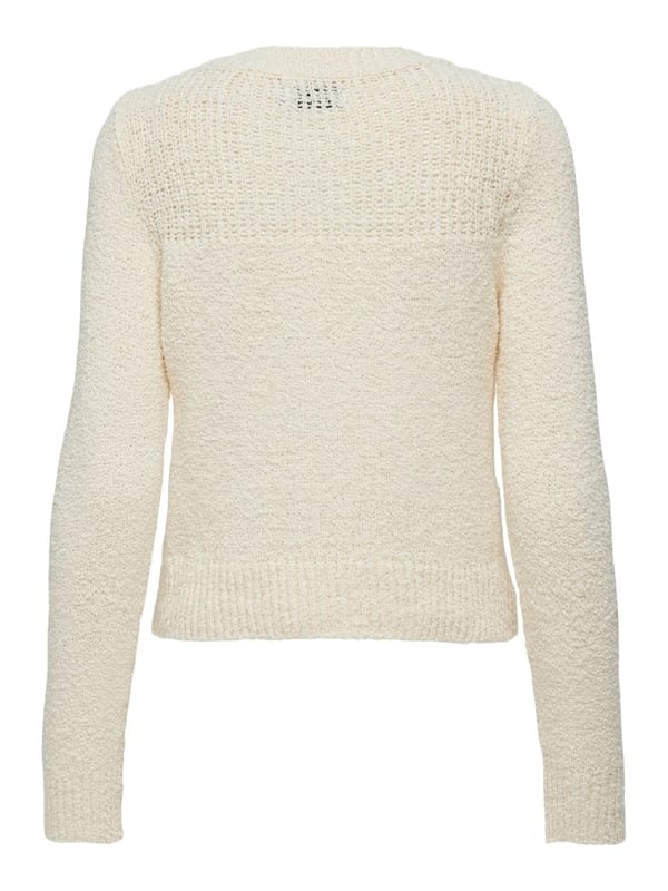 Only ONLEMIRA L/S O-NECK KNT Bej Kadın Kazak