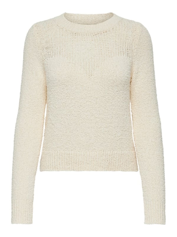 Only ONLEMIRA L/S O-NECK KNT Bej Kadın Kazak