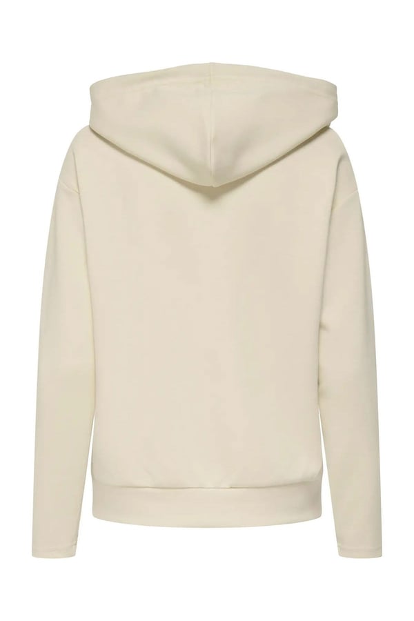 Only ONLFANCY L/S HOOD STRING SWT Bej Kadın Sweatshirt