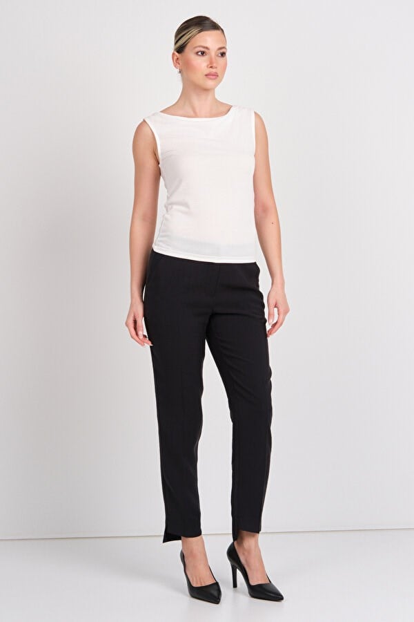 Only ONLFREE LIFE S/L  DRAPING NECK TOP JRS Beyaz Kadın T-Shirt