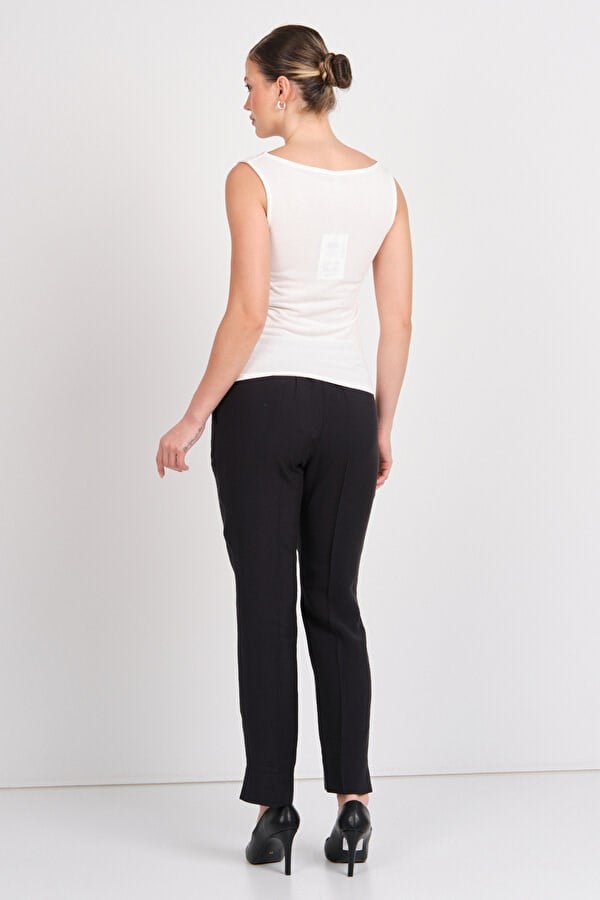 Only ONLFREE LIFE S/L  DRAPING NECK TOP JRS Beyaz Kadın T-Shirt