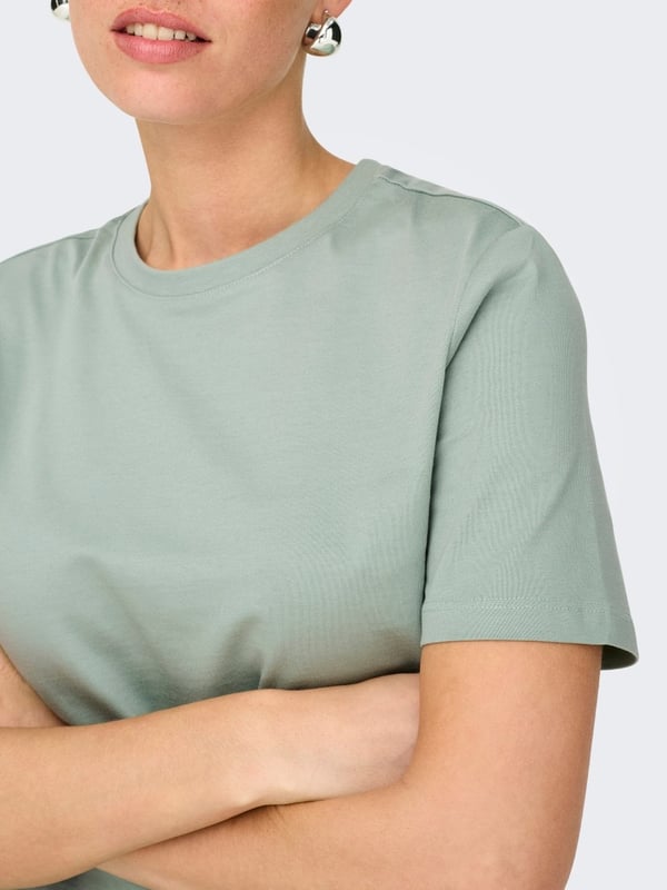 Only ONLFREJA S/S LUXE TOP CC JRS NOOS Yeşil Kadın Pantolon