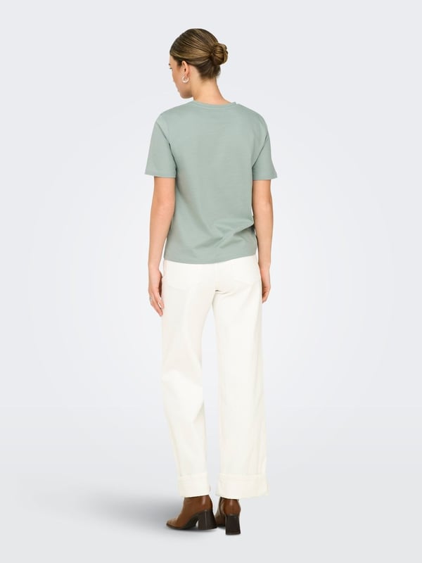 Only ONLFREJA S/S LUXE TOP CC JRS NOOS Yeşil Kadın Pantolon