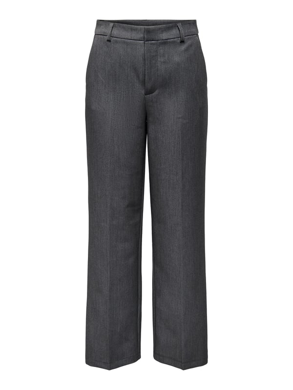 Only ONLHATTIE-LANA HW W MEL PANT TLR NOOS Gri Kadın Pantolon