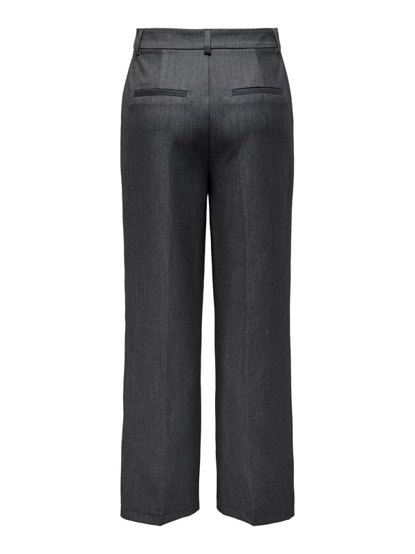 Only ONLHATTIE-LANA HW W MEL PANT TLR NOOS Gri Kadın Pantolon