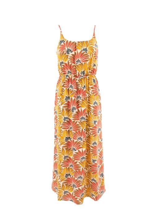 Only ONLHOLLIE LIFE FR STRAP MAXIDRESS CS PTM Bej Kadın Elbise