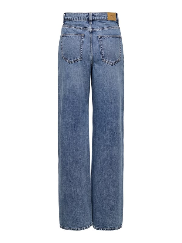 Only ONLHOPE MW WIDEUNEVEN CLOSURE DNM PIM Mavi Kadın Kot Pantolon