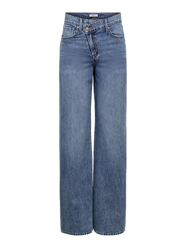 Only ONLHOPE MW WIDEUNEVEN CLOSURE DNM PIM Mavi Kadın Kot Pantolon