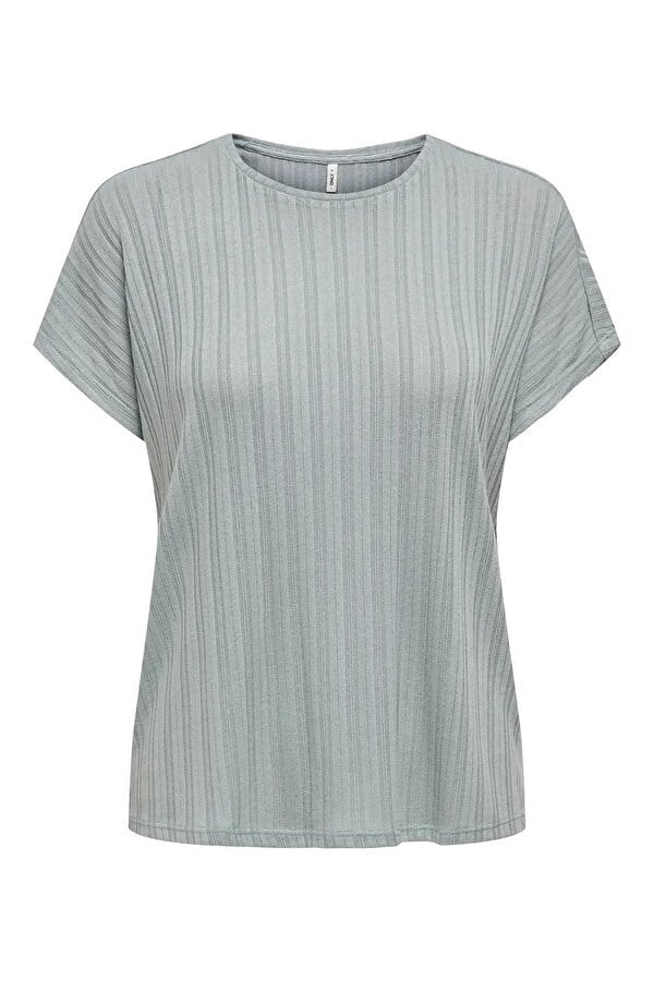 Only ONLIRINA S/S O-NECK TOP JRS NOOS Turkuaz Kadın T-Shirt