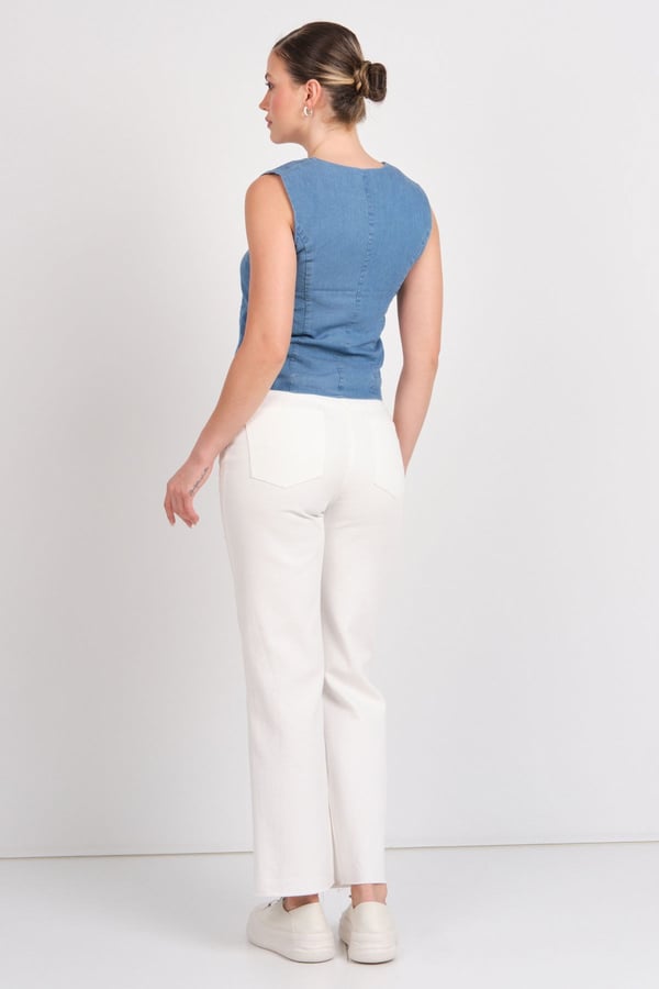 Only ONLIRIS CHARIS LIFE VEST CC WVN Denim Kadın Yelek