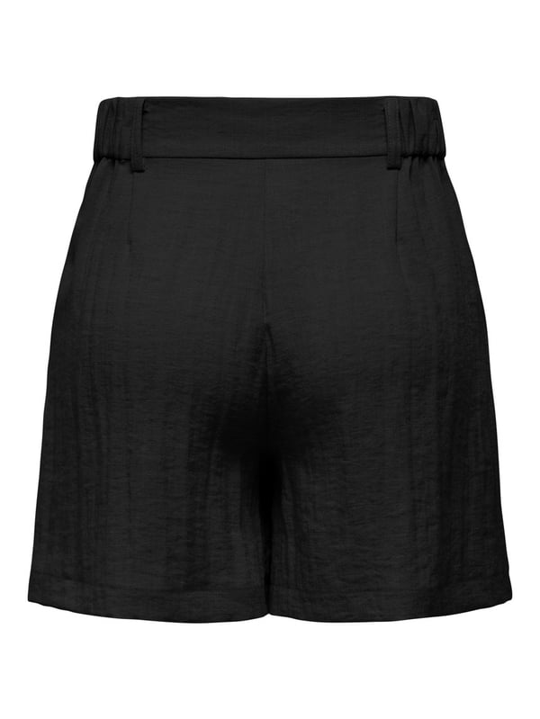 Only ONLITA HW LINEN LOOK SHORTS TLR Siyah Kadın Şort