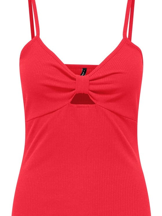 Only ONLJANNA S/L DRESS BOX JRS Kırmızı Kadın Elbise