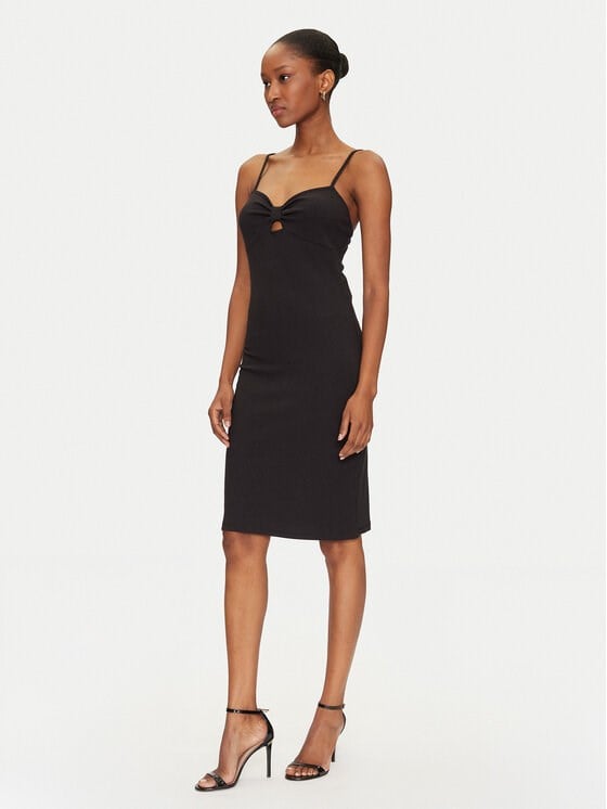 Only ONLJANNA S/L DRESS BOX JRS Siyah Kadın Elbise
