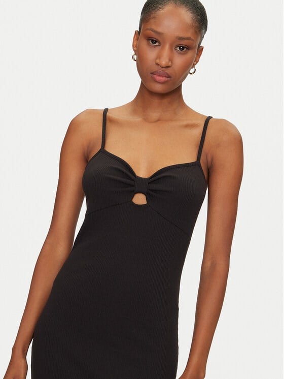 Only ONLJANNA S/L DRESS BOX JRS Siyah Kadın Elbise