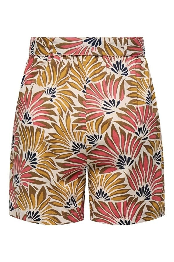 Only ONLJENN FR BELT SHORTS CS PTM Bej Kadın Şort