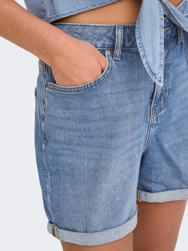 Only ONLJOSEPHINE STRETCH SHORTS DNM AZG NOOS Açık Mavi Kadın Şort