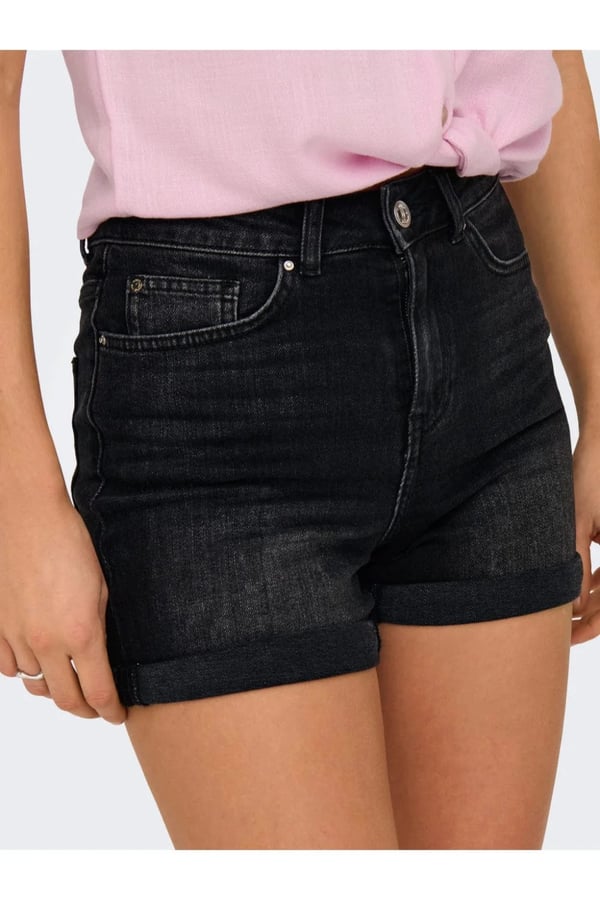 Only ONLJOSEPHINE STRETCH SHORTS DNM AZG NOOS Siyah Kadın Şort