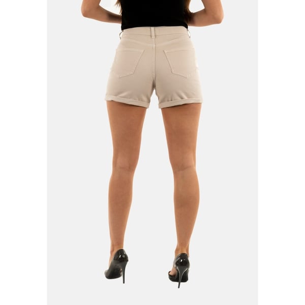 Only ONLJOSEPHINE STRETCH SHORTS DNM AZG NOOS Bej Kadın Şort