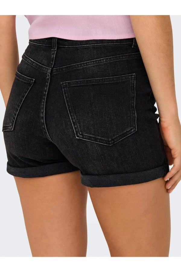 Only ONLJOSEPHINE STRETCH SHORTS DNM AZG NOOS Siyah Kadın Şort