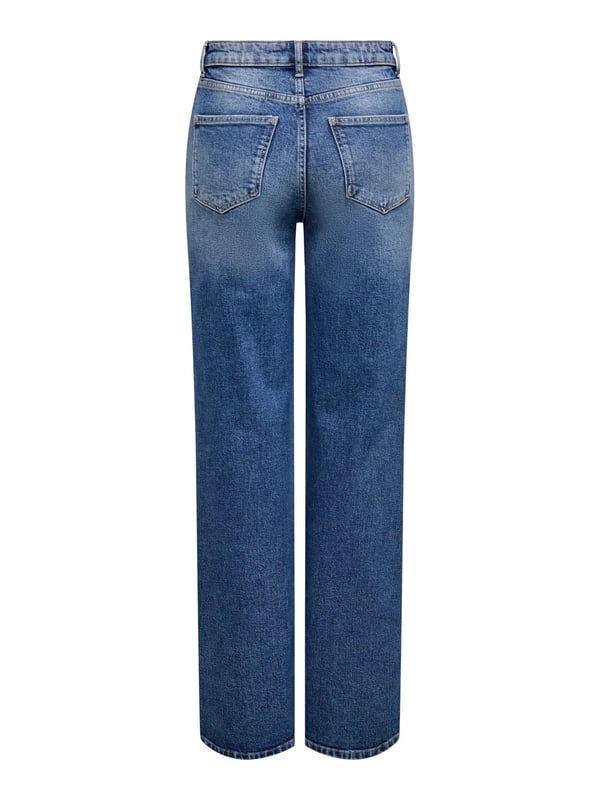 Only ONLJUICY HW WIDE LEG DOT330 DNM NOOS Lacivert Kadın Kot Pantolon