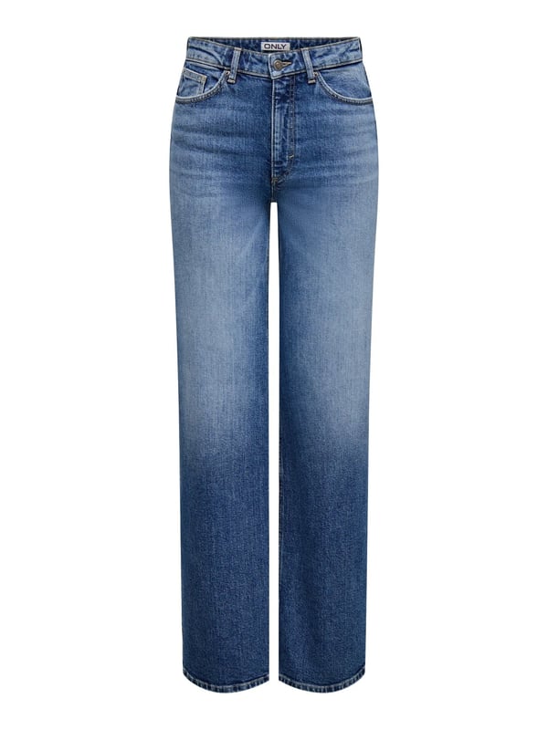 Only ONLJUICY HW WIDE LEG DOT330 DNM NOOS Lacivert Kadın Kot Pantolon