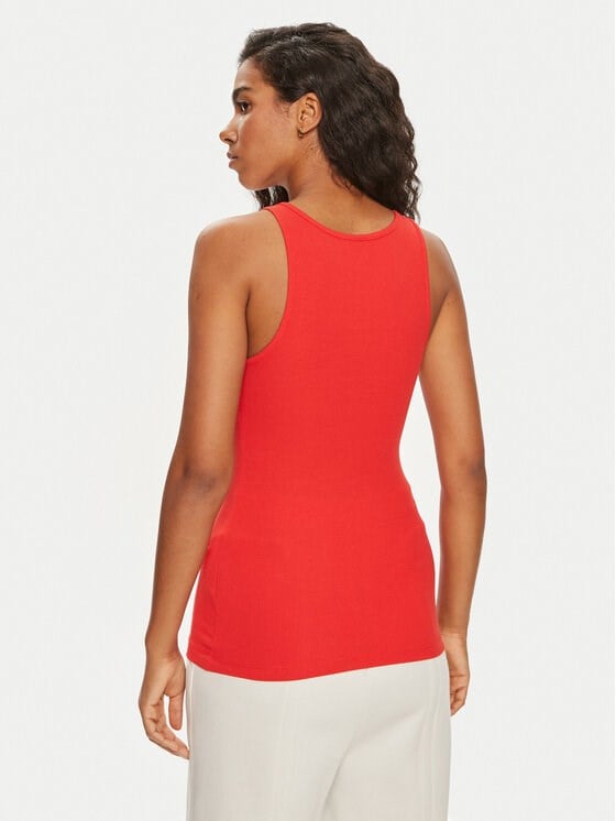 Only ONLKENYA RIB TANK TOP JRS NOOS Kırmızı Kadın T-Shirt