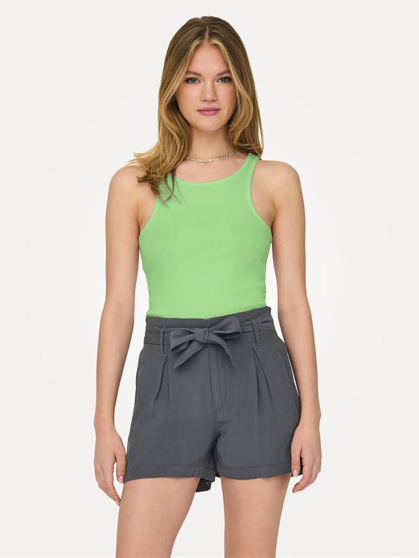 Only ONLKENYA RIB TANK TOP JRS NOOS Yeşil Kadın T-Shirt