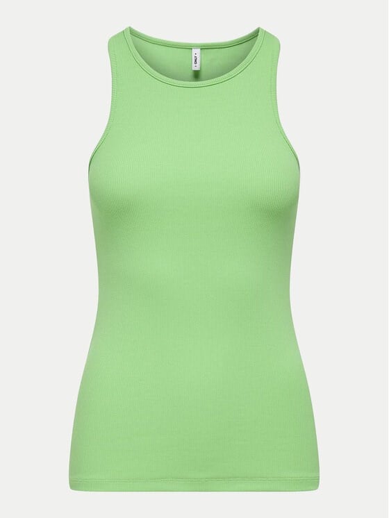 Only ONLKENYA RIB TANK TOP JRS NOOS Yeşil Kadın T-Shirt