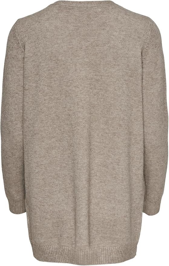 Only ONLLESLY L/S OPEN CARDIGAN KNT NOOS Bej Kadın Hırka