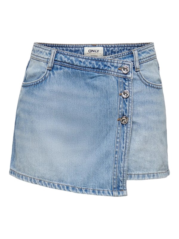 Only ONLLESLY REG LB DNM SKORT BJ NOOS Açık Mavi Kadın Etek