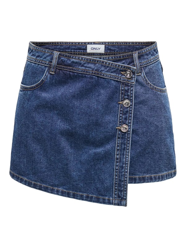 Only ONLLESLY REG LB DNM SKORT BJ NOOS Lacivert Kadın Etek
