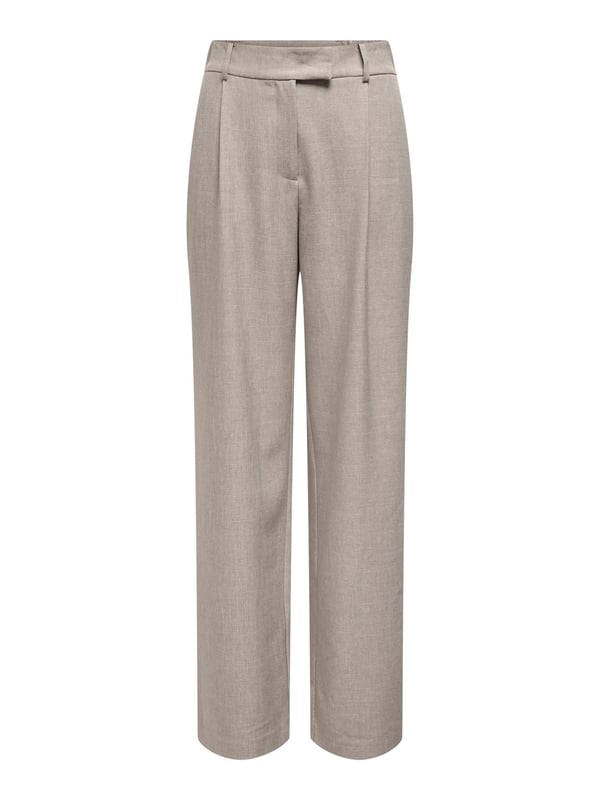 Only ONLLINDA HW STR MEL PANTS TLR NOOS Bej Kadın Pantolon