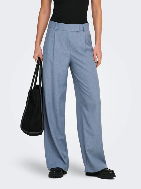 Only ONLLINDA HW STR MEL PANTS TLR NOOS Mavi Kadın Pantolon