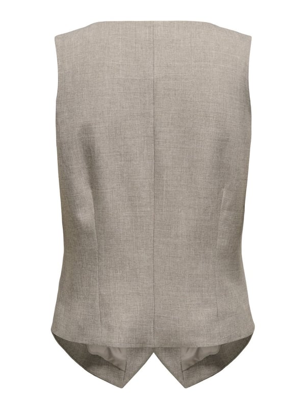 Only ONLLINDA S/L MEL FIT WAISTCOAT TLR NOOS Bej Kadın Yelek