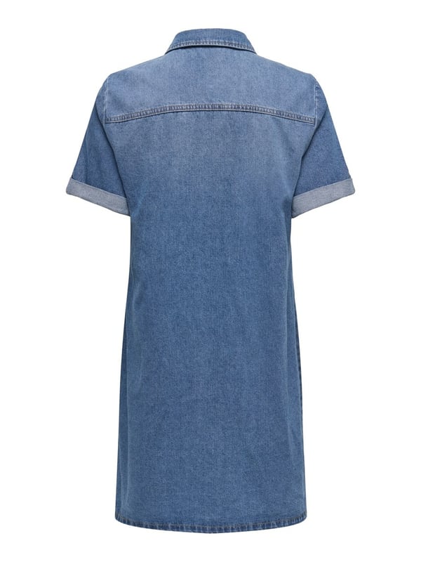 Only ONLLISA S/S DNM DRESS GUA NOOS Denim Kadın Elbise