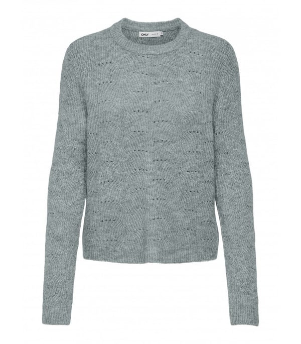 Only ONLLOLLI L/S PULLOVER KNT NOOS Turkuaz Kadın Kazak
