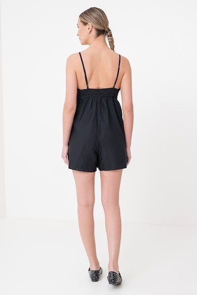 Only ONLLOU LIFE EMB STRAP PLAYSUIT PTM Siyah Kadın Şort