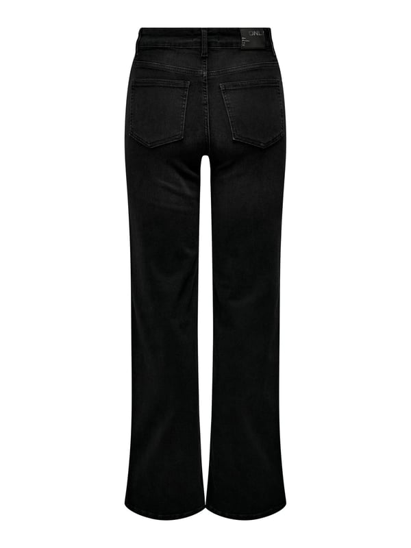 Only ONLMADISON BLUSH HW WIDE DNM CRO099 NOOS Siyah Kadın Kot Pantolon