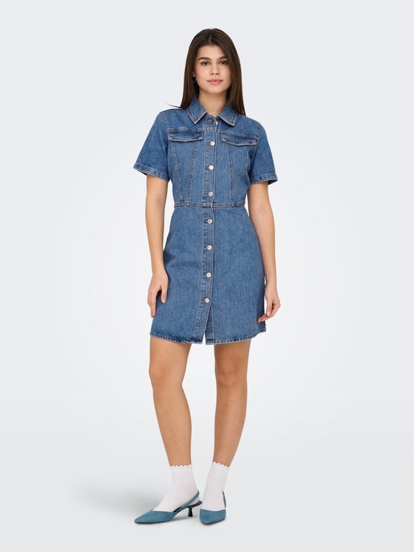Only ONLMALIA S/S DNM DRESS AKM Denim Kadın Elbise