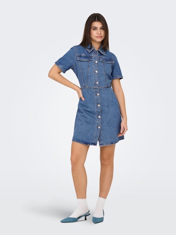 Only ONLMALIA S/S DNM DRESS AKM Denim Kadın Elbise