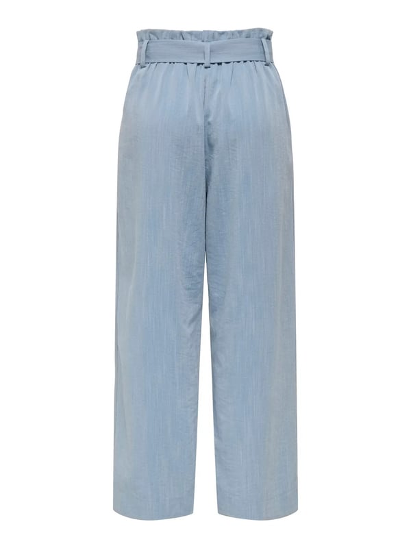 Only ONLMARSA SOLID PAPERBAG PANT WVN NOOS Mavi Kadın Pantolon