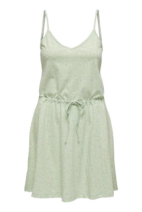 Only ONLMAY SINGLET V-NECK DRESS JRS Yeşil Kadın Elbise